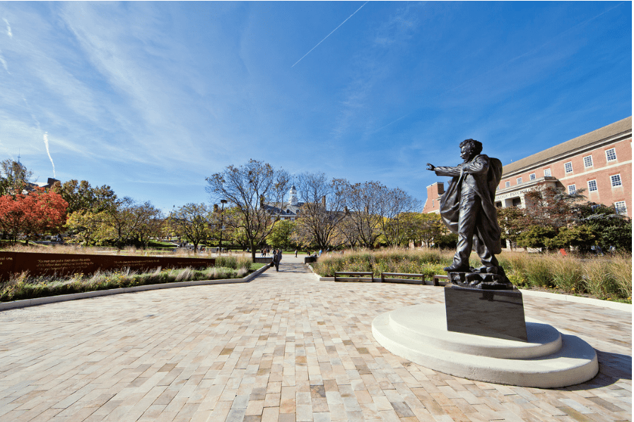 Frederick Douglas at Hornbake Plaza