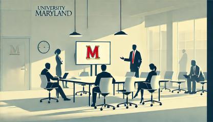 People discussing an issue in a conference room